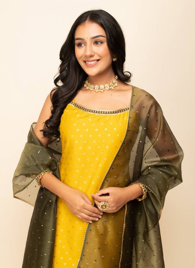 Fiorra SET0119 Printed Kurti With Palazzo Dupatta Wholesale Price In Surat